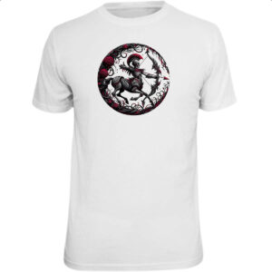 Camiseta Unissex Signo Gotico de Sagitario