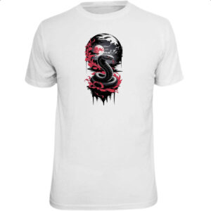 Camiseta Unissex Mamba Negra Red Moon