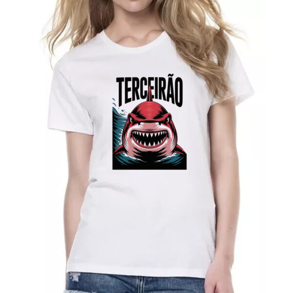 Camiseta Baby Look Terceirao Megalodon - Imagem 2