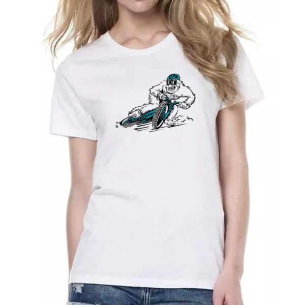 Camiseta Baby Look Yeti na BMX - Imagem 2