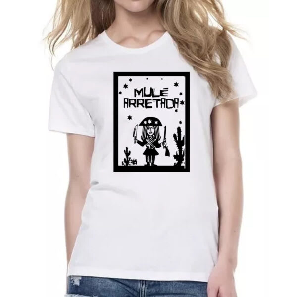 Camiseta Baby Look Nordeste Mule Arretada - Imagem 2