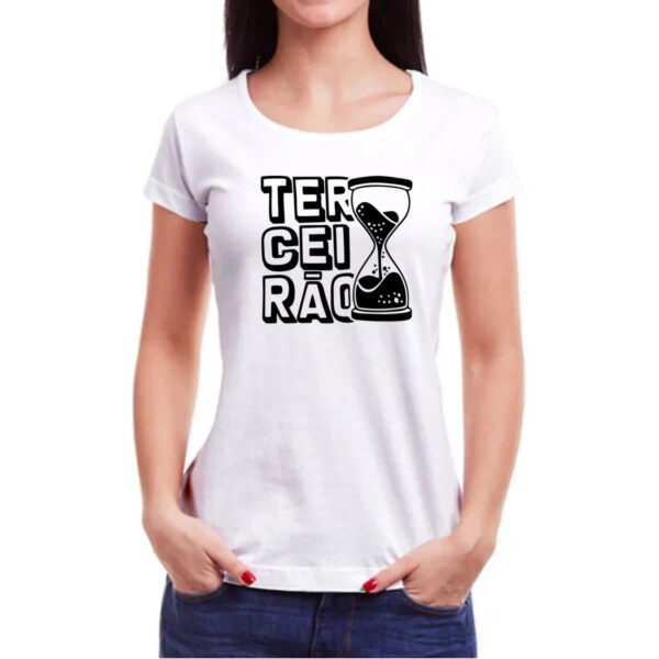 Camiseta Baby Look Terceirao Ampulheta - Imagem 3