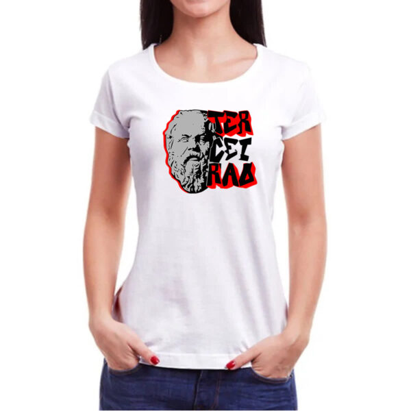 Camiseta Baby Look Terceirao Filosofia - Imagem 3