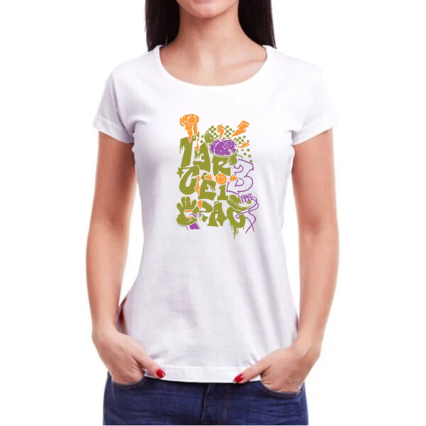 Camiseta Baby Look Terceirao Grafite cerebro - Imagem 3