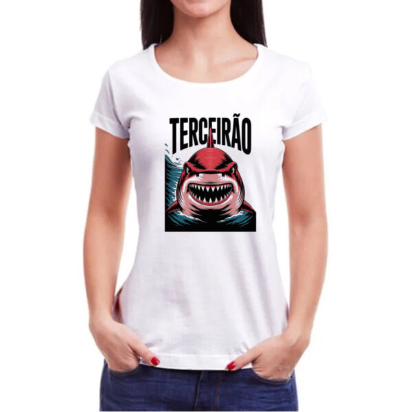 Camiseta Baby Look Terceirao Megalodon - Imagem 3