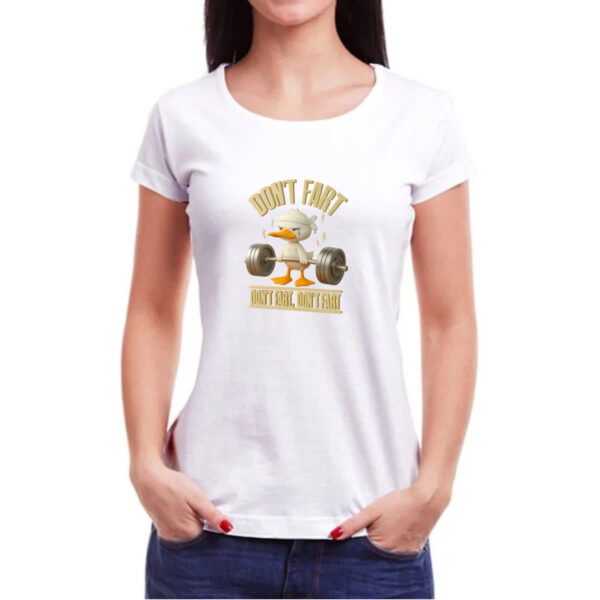 Camiseta Baby Look Pato Dont Fart - Imagem 3