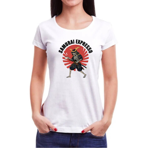 Camiseta Baby Look Samurai Expresso - Imagem 3