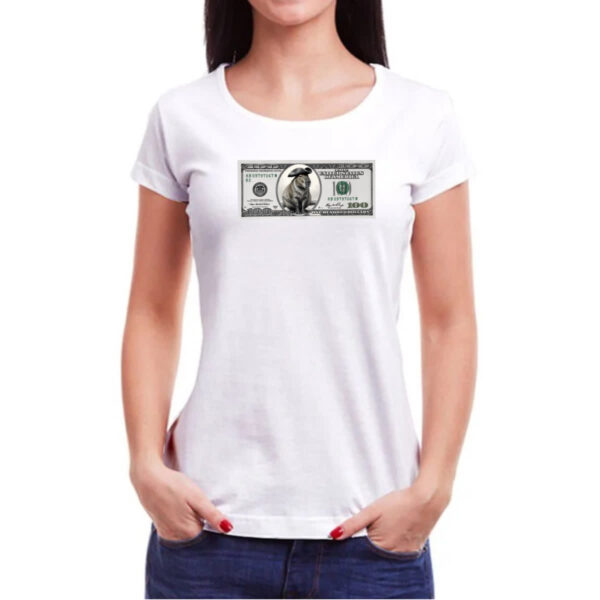 Camiseta Baby Look Capivara 100 Dolares - Imagem 3