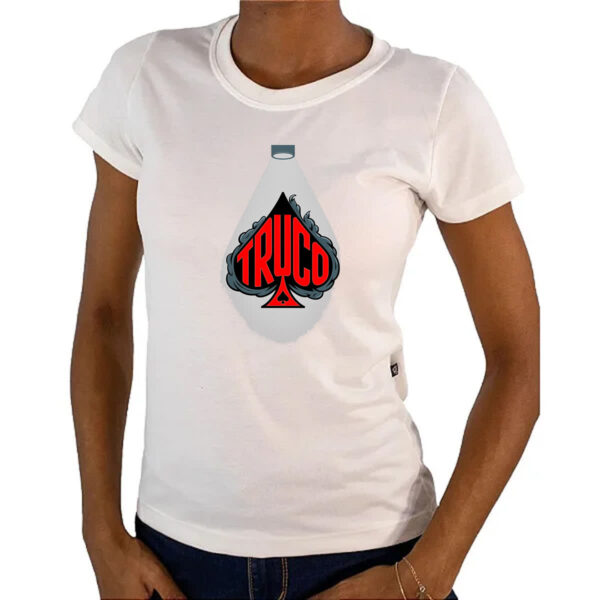 Camiseta Baby Look Truco holofote - Imagem 4
