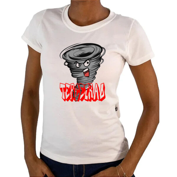 Camiseta Baby Look Terceirao Furacao - Imagem 4