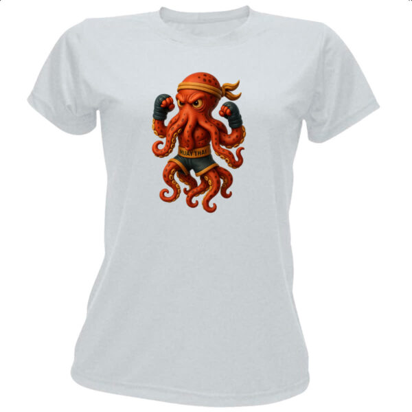 Camiseta Baby Look Octopus Muay Thai