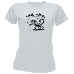 Camiseta Baby Look Partiu Noitada Escorpiao