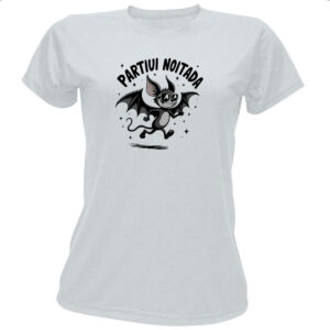 Camiseta Baby Look Partiu Noitada Morcego