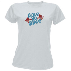 Camiseta Baby Look Fique no Shape