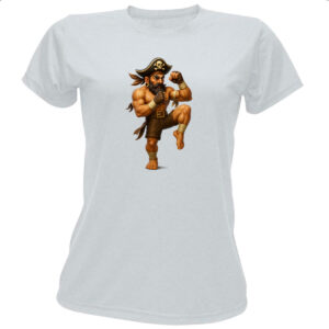 Camiseta Baby Look Pirata Muay Thai