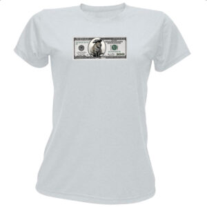 Camiseta Baby Look Capivara 100 Dolares