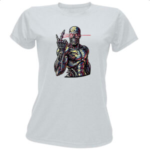 Camiseta Baby Look Exterminador mal educado