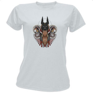 Camiseta Baby Look Anubis Ankh Escaravelho