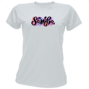 Camiseta Baby Look Samba Splash Arte