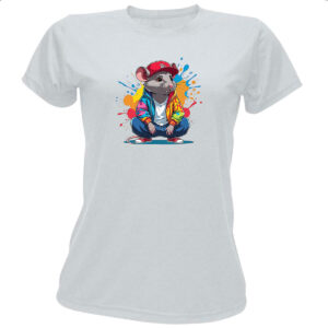 Camiseta Baby Look Camundongo Arte Graffit