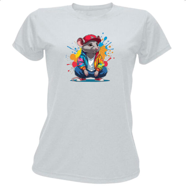 Camiseta Baby Look Camundongo Arte Graffit