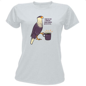 Camiseta Baby Look Carcara Cafe Trabalho
