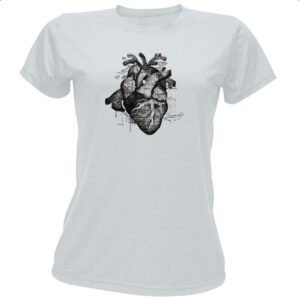 Camiseta Baby Look Coracao Restless Heart
