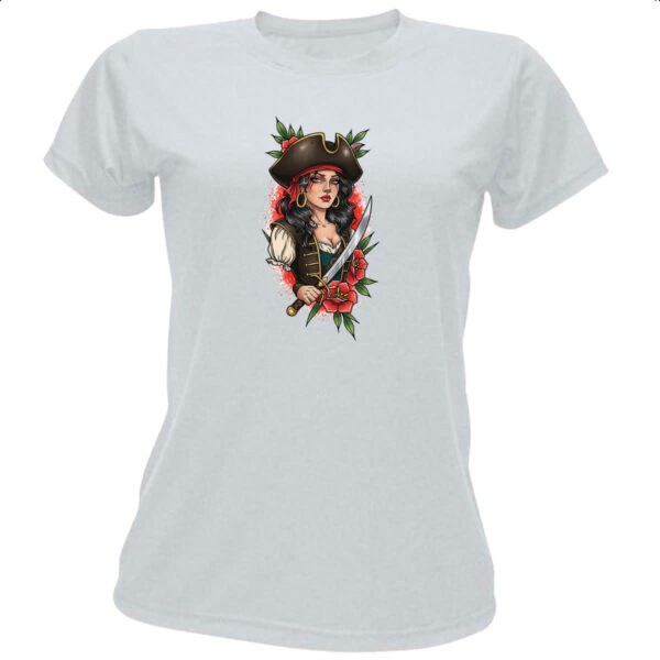 Camiseta Baby Look Lady Pirata