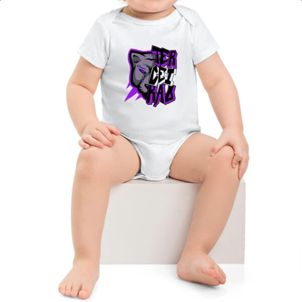 Body infantil Terceirao Pantera rosto - Imagem 2