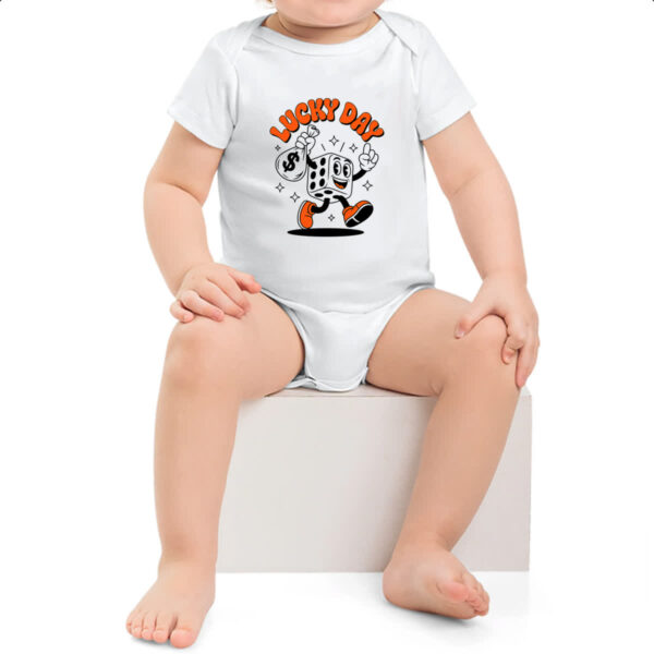 Body infantil Dia de sorte - Imagem 2