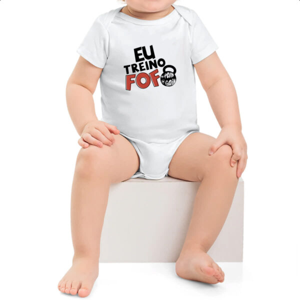 Body infantil Eu treino fofo - Imagem 2