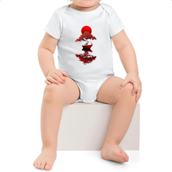 Body infantil Bonsai Barco Japan Arte - Imagem 2