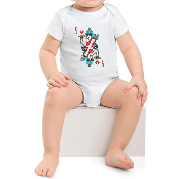Body infantil Baralho Rainha Lady Gaga - Imagem 2