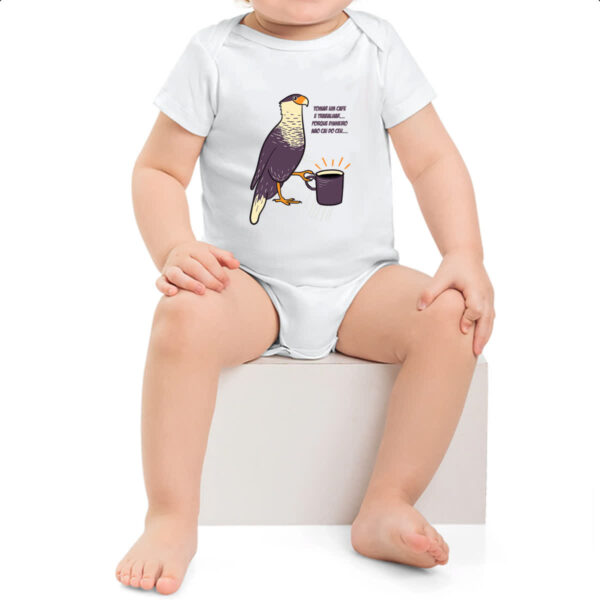 Body infantil Carcara Cafe Trabalho - Imagem 2