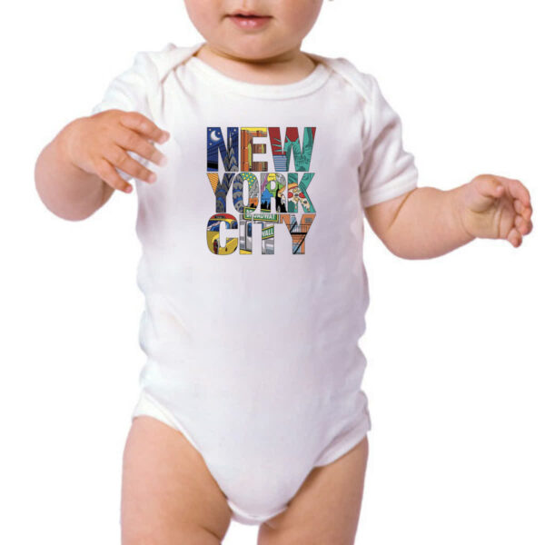 Body infantil New York City Elementos - Imagem 3