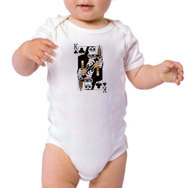 Body infantil Baralho Rei King Kong Parodia - Imagem 3