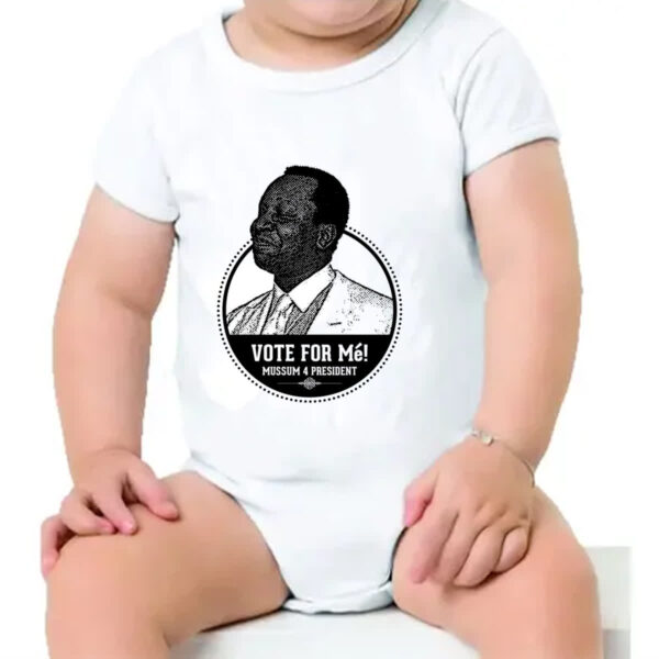 Body infantil Vote no Me Mussum Meme - Imagem 4