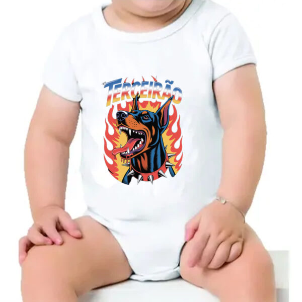 Body infantil Terceirao Doberman - Imagem 4