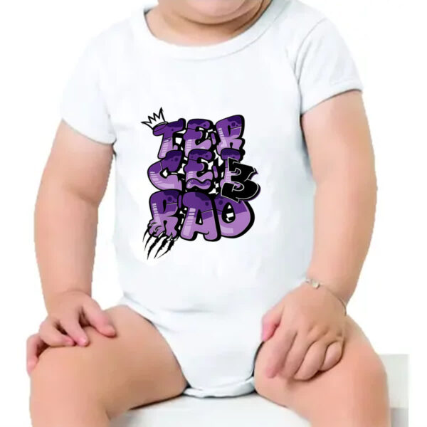Body infantil Terceirao Escrita rei - Imagem 4