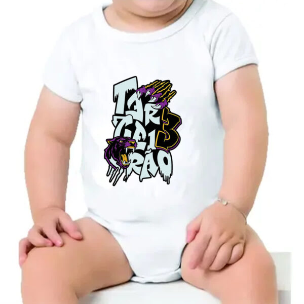 Body infantil Terceirao Pantera Negra - Imagem 4