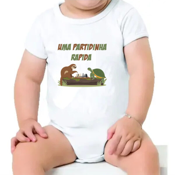 Body infantil Uma partidinha rapida - Imagem 4