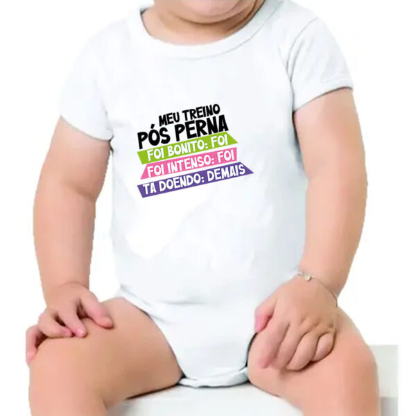 Body infantil Meu treino pos perna doi demais - Imagem 4