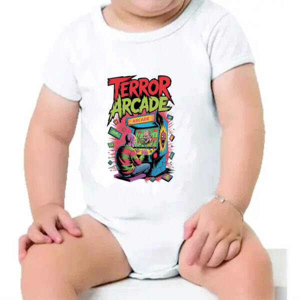 Body infantil Terror Arcade - Imagem 4
