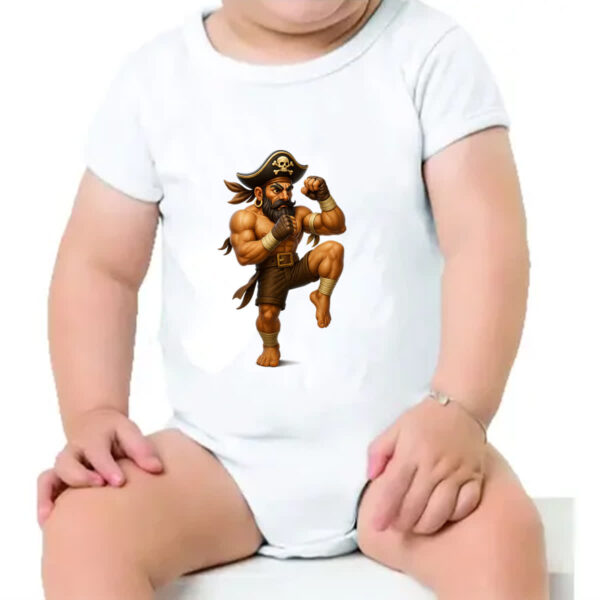Body infantil Pirata Muay Thai - Imagem 4