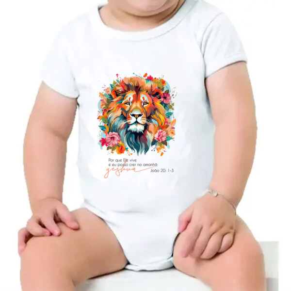 Body infantil Yeshua Joao 20-1-3 - Imagem 4