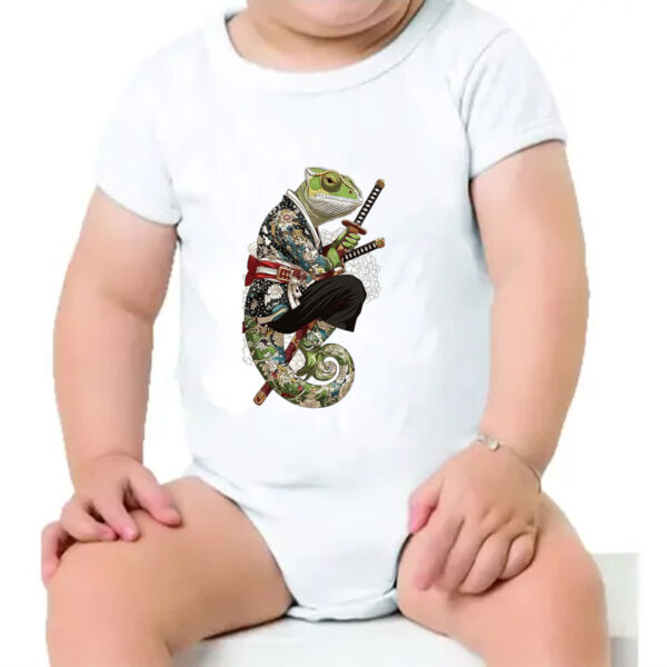 Body infantil Camaleao Samurai - Imagem 4