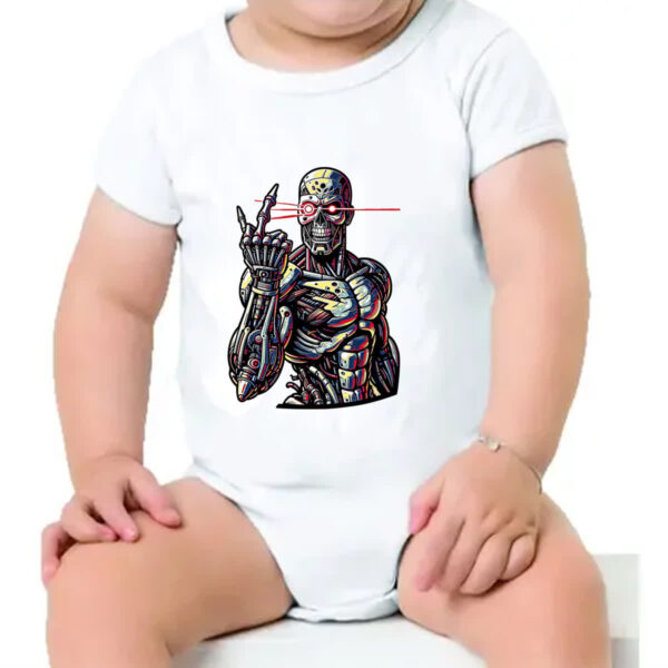 Body infantil Exterminador mal educado - Imagem 4