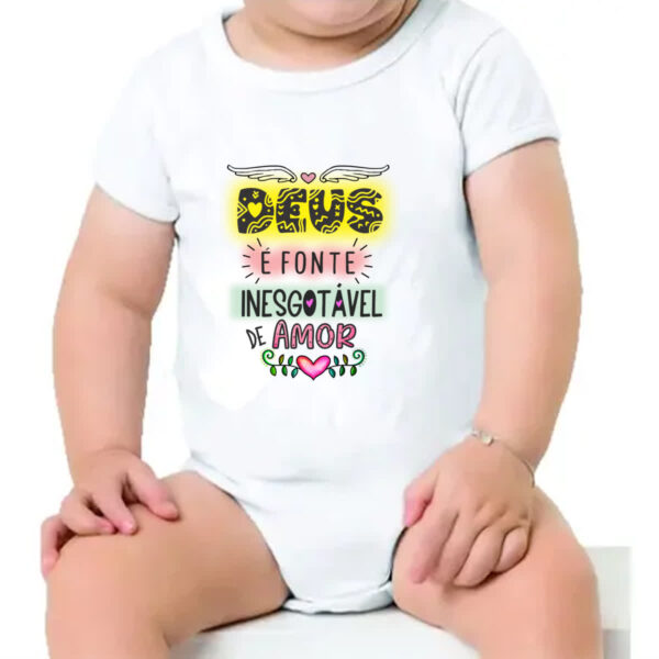 Body infantil Gospel Fonte inesgotavel - Imagem 4