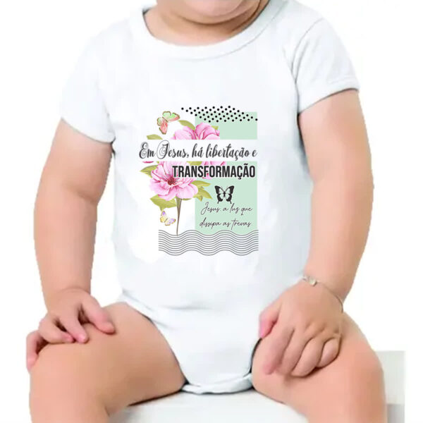 Body infantil Gospel Jesus transformacao - Imagem 4