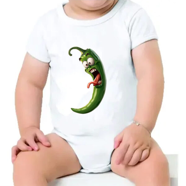 Body infantil Pimenta Verde Travessa - Imagem 4